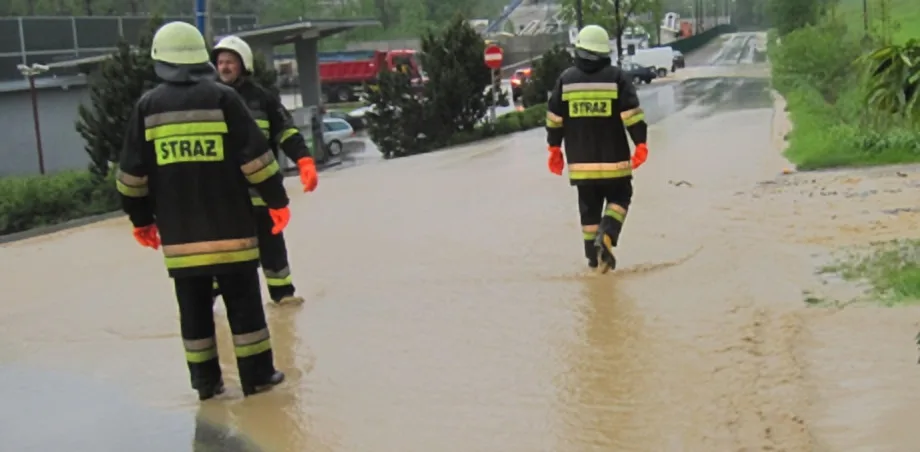 Potężna ulewa nad gminą - duże zniszczenia!!!