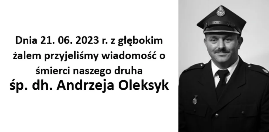 Zmarł dh Andrzej Oleksyk