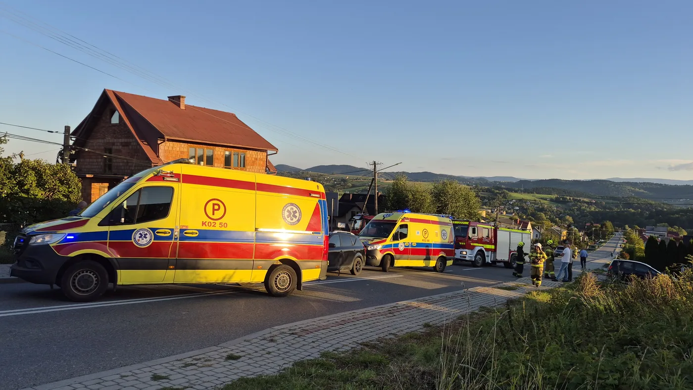 Siedlce - zderzenie dwóch samochodów osobowych