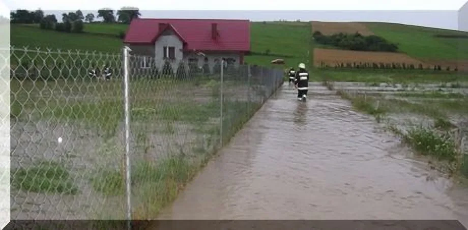 Gwałtowna, nocna burza nad gminą, Wojnarowa podtopiona !!!