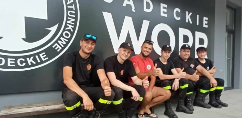 Wizyta w sądeckim WOPR