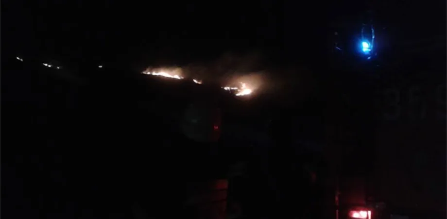 Siedlce- pożar suchej trawy!!!