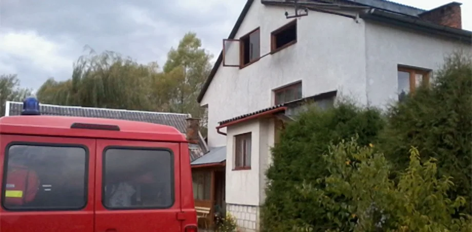 Korzenna - pożar na poddaszu w budynku mieszkalnym!!!