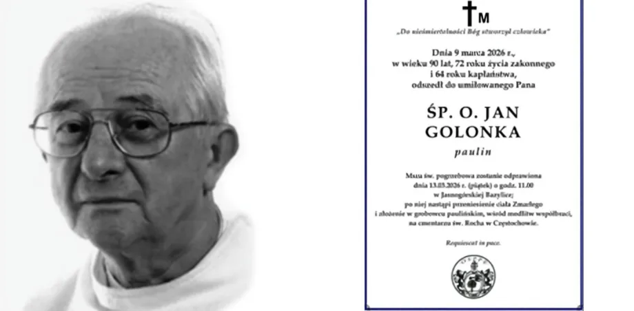 Zmarł Ojciec Jan Golonka