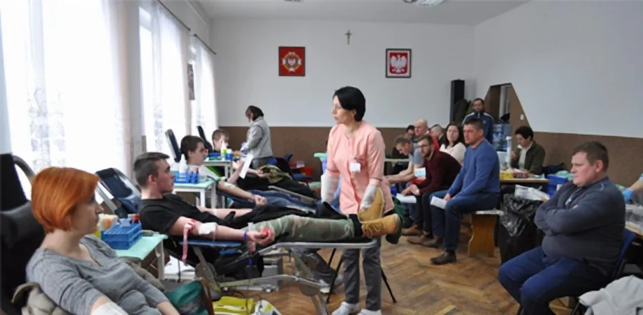 76 osób chętnych do oddania krwi