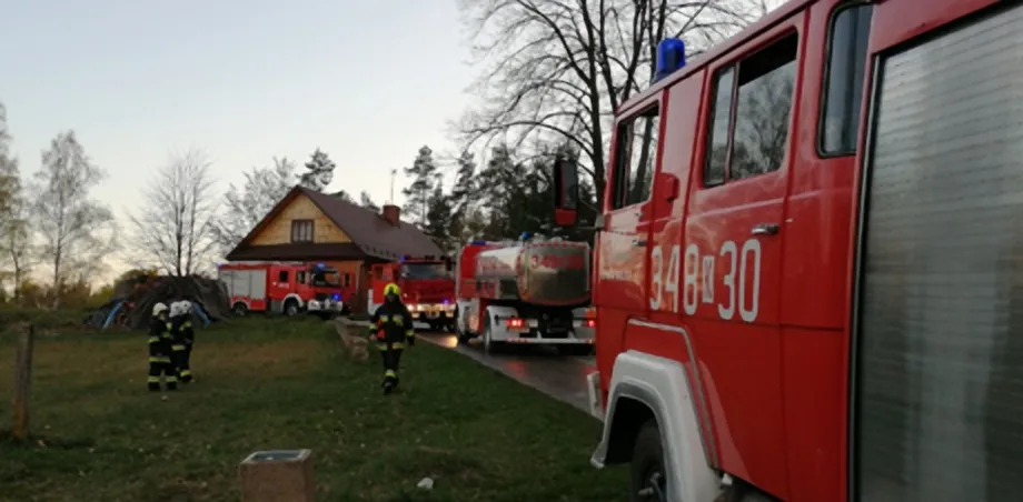 Bukowiec - pożar lasu
