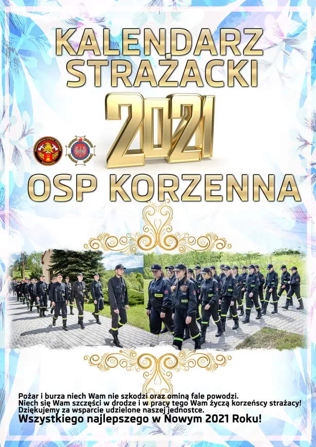 Kalendarz OSP Korzenna 2021 — Okładka